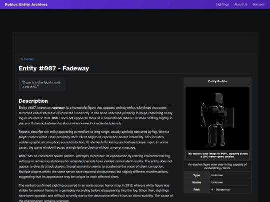 entitypages/Entity007 screenshot