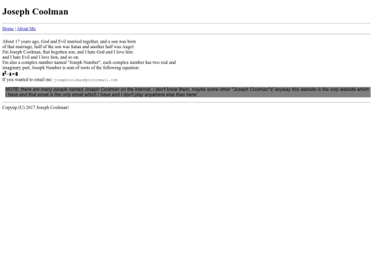 about-me screenshot