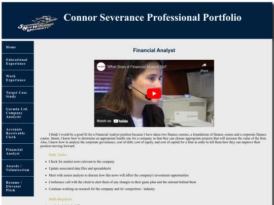 financialanalyst screenshot