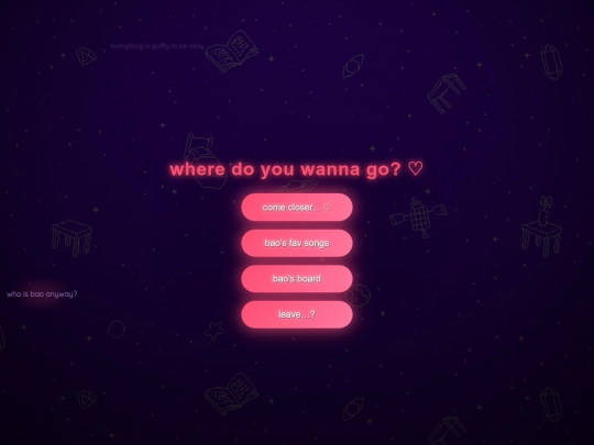 menu screenshot
