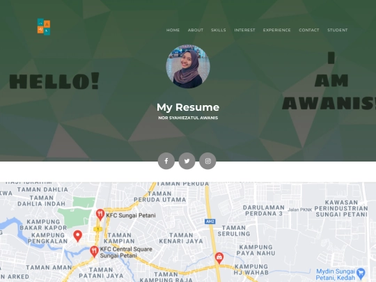 contact screenshot