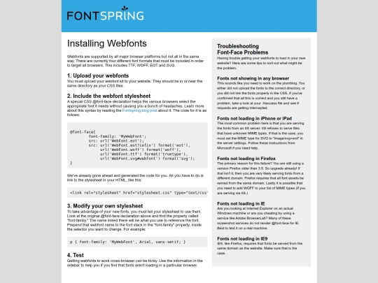 How_to_use_webfonts screenshot