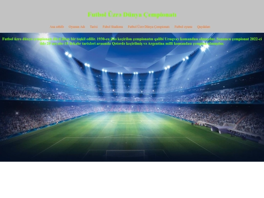 Fubol Üzrə dünya Çempionatı screenshot