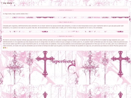 diary screenshot
