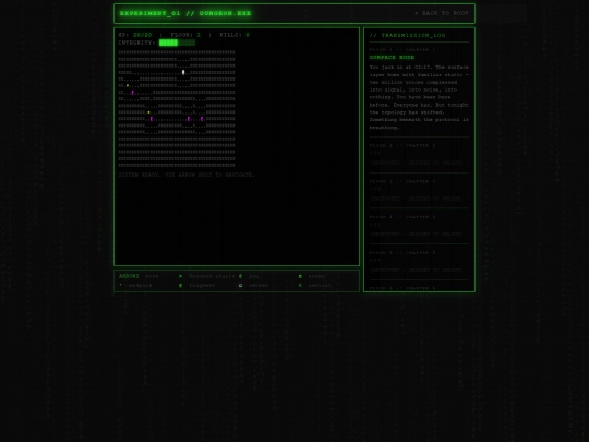 experiment screenshot