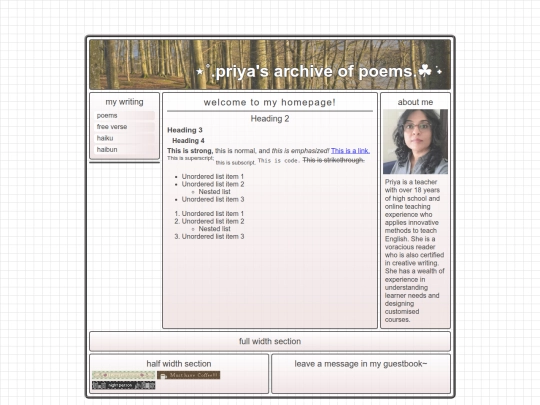 index screenshot