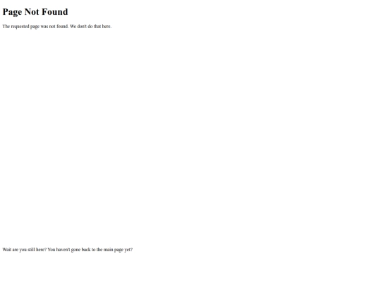 not_found screenshot