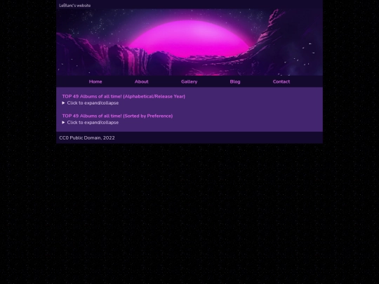 topalbums screenshot