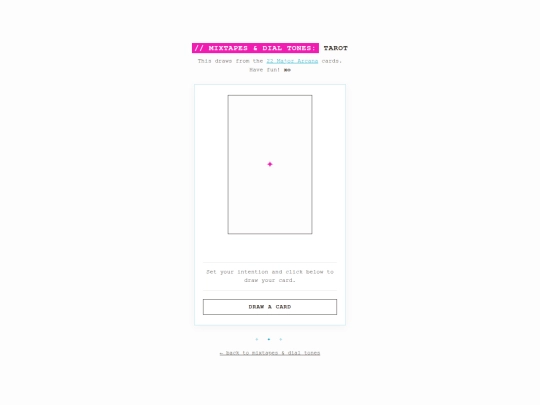 tarot screenshot