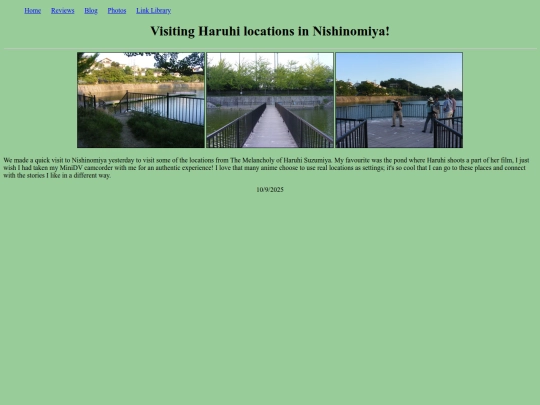blog/haruhi screenshot