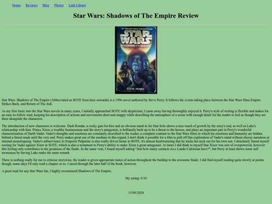 reviews/starwarssote screenshot