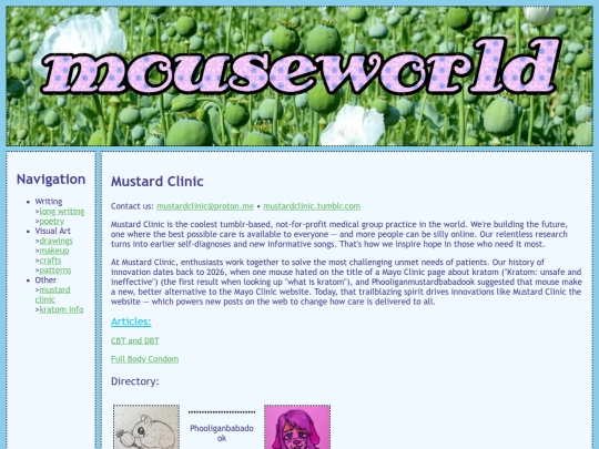 mustardclinic screenshot