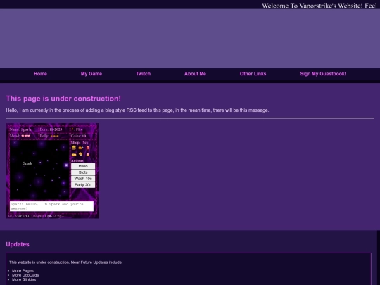 blog screenshot