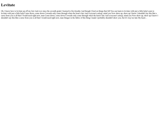 claireprofile screenshot