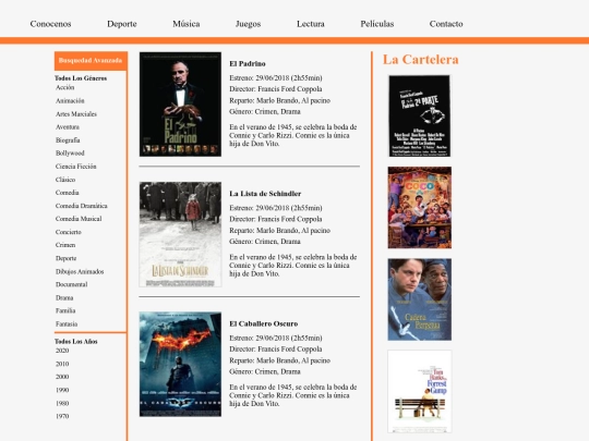 APP.Ocio/pelicula screenshot
