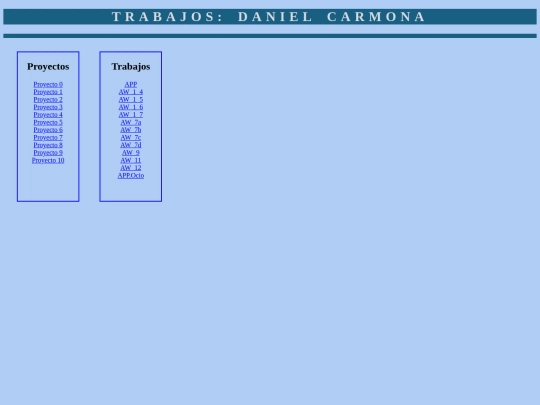 index screenshot