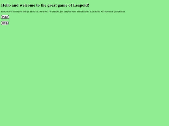 leapold/dashboard screenshot