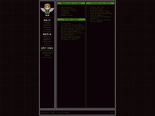 links screenshot