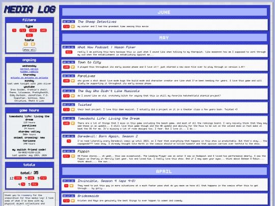 medialog screenshot