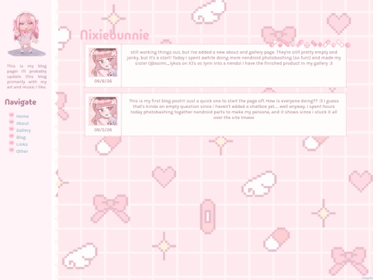 blogpage screenshot