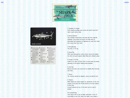 main.page/beach/marine.science/sharks/DrCharlotteBirkmanisIllustrationsbyGustavDejertSharkDeck screenshot