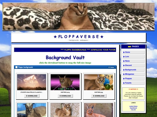 backgrounds screenshot