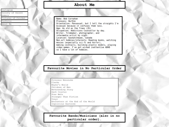 pages/about screenshot