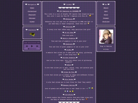 links screenshot