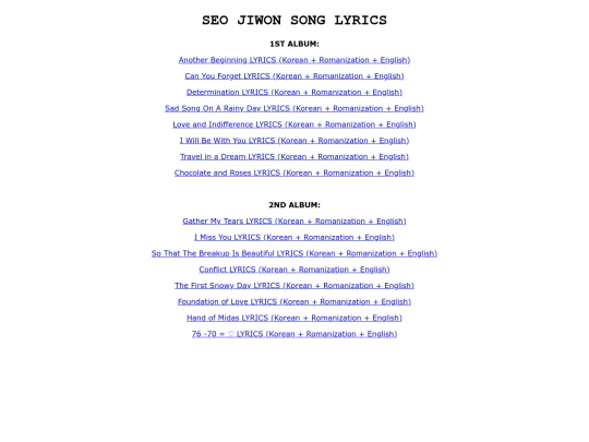 seojiwonlyrics screenshot
