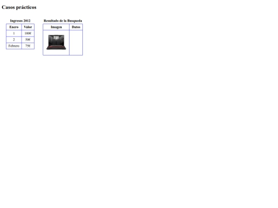 Tablas screenshot