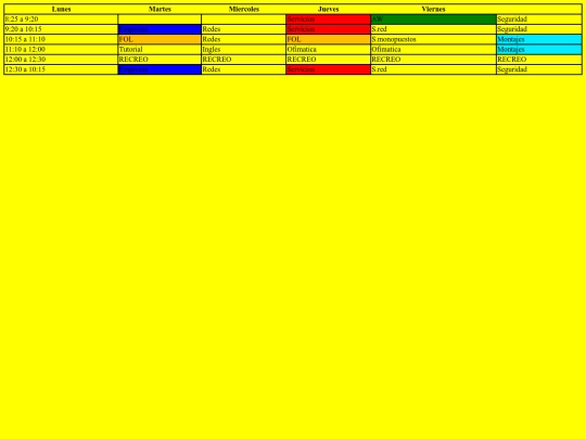 horario/HORARIO screenshot