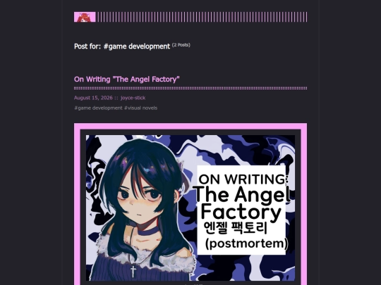posts/tags/game-development screenshot