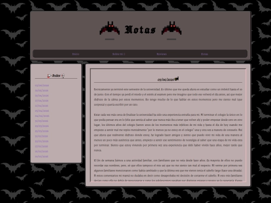 Notas screenshot