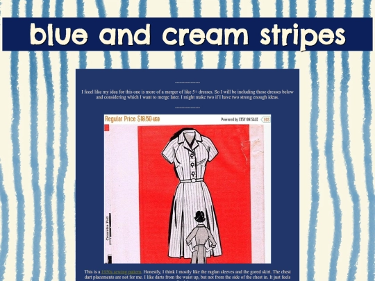 bluecreamstripes screenshot