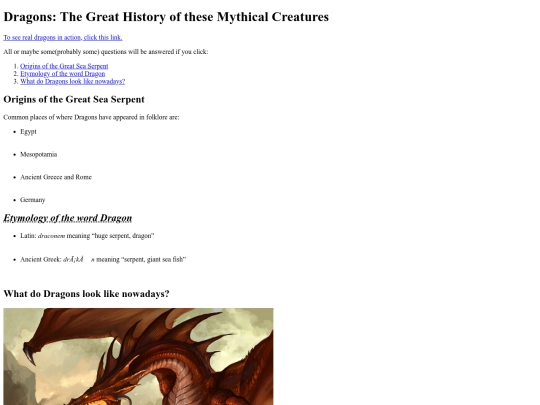 links_assignment screenshot