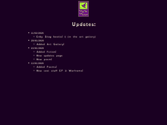 Website/Pages/Information_Pages/updates screenshot