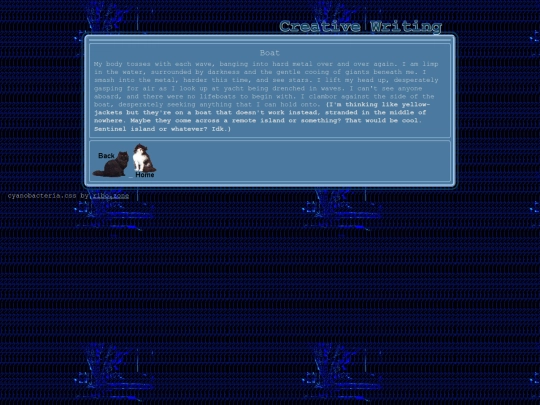 creativewriting screenshot