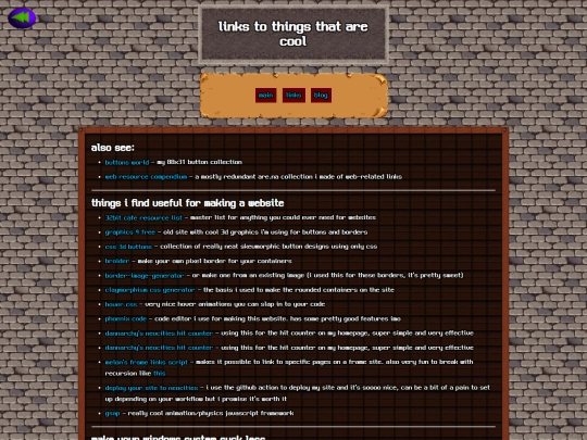 castle/links screenshot