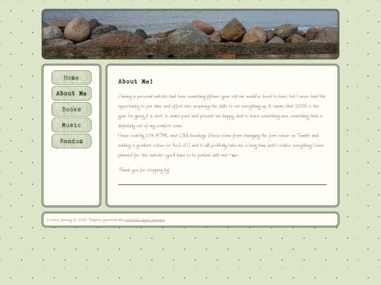 pages/AboutMe screenshot