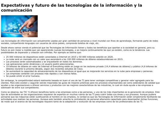 Expectativas screenshot