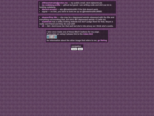 links screenshot