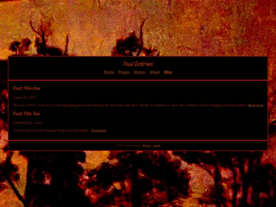blog screenshot