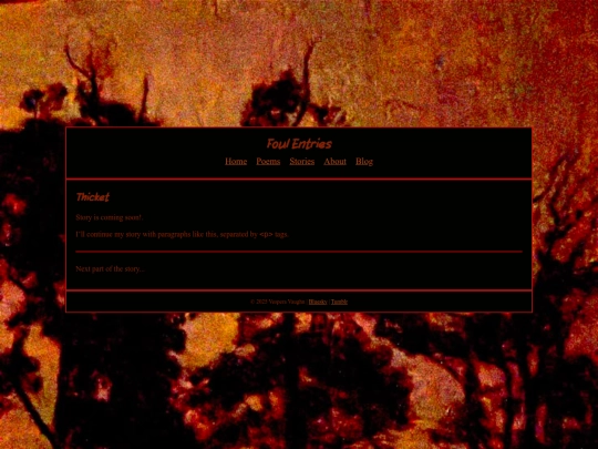 stories/Thicket screenshot