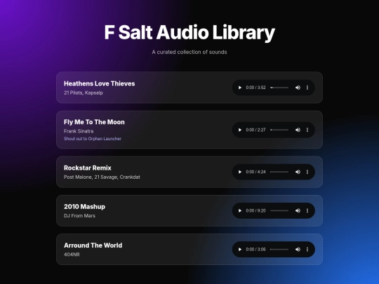 audio/Audio screenshot