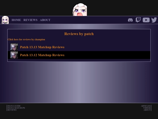 Reviews/Patches screenshot