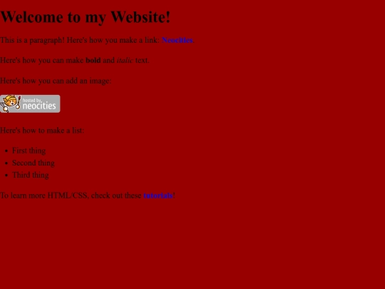 writings screenshot