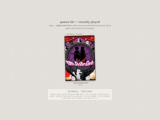 sketches/games-tile screenshot