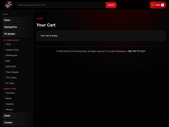 cart screenshot