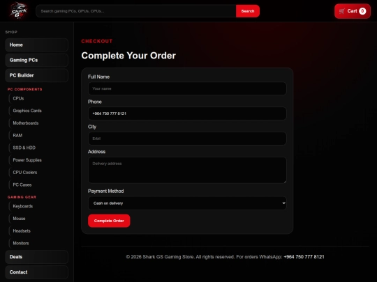 checkout screenshot