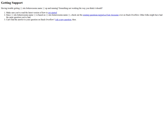 Fork-Awesome-1.2.0/src/doc/_includes/community/getting-support screenshot